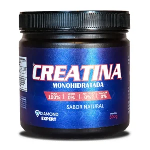 Creatina Monohidratada Pura Diamond Expert - Sabor Natural 300g